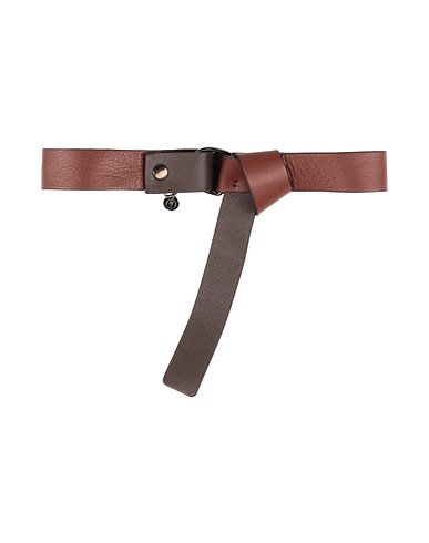 PESERICO Belts Chocolate brown Leather