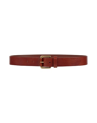 THEORY PROJECT Leather belt Brown Cowhide