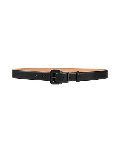 THEORY PROJECT Leather belt Black Cow leather
