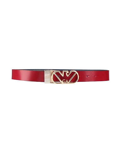 EMPORIO ARMANI Belts Red Leather