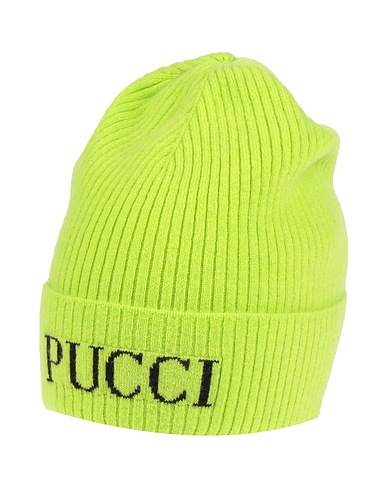 PUCCI Hat Light green 90% Wool, 10% Cashmere