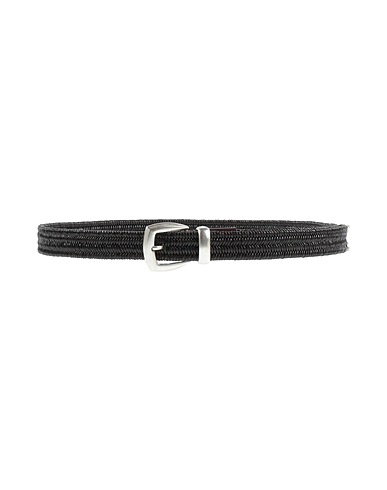 ELEVENTY Leather belt Dark brown Leather