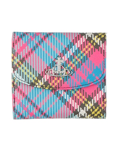 VIVIENNE WESTWOOD Brieftasche Fuchsia 81% PVC - Polyvinylchlorid, 19% Baumwolle, Leder