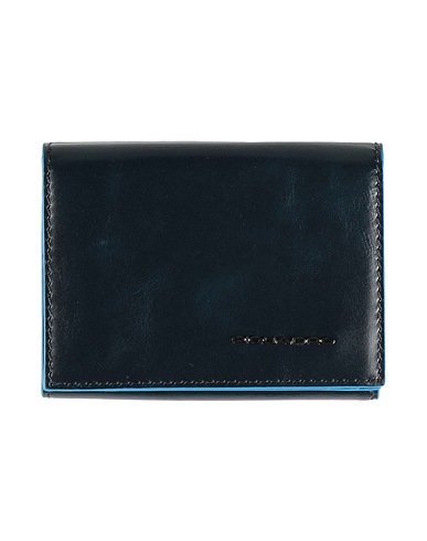 PIQUADRO Small Leather Goods Midnight blue Cow leather