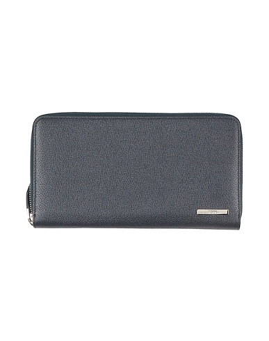 TOD'S Wallet Midnight blue Leather