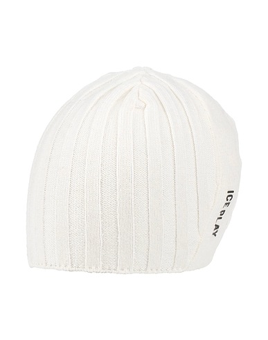 ICEBERG Hat White 33% Viscose, 23% Polyamide, 20% Cotton, 20% Wool, 4% Cashmere