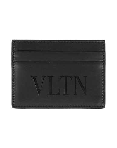 VALENTINO GARAVANI Small Leather Goods Black Calfskin