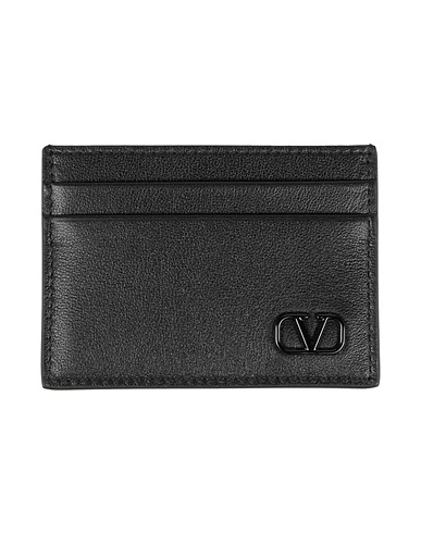 VALENTINO GARAVANI Визитница NERO Кожа