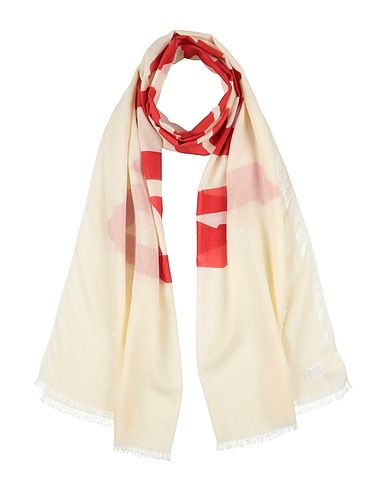 GIVENCHY Scarves and foulards Ivory 65% Cashmere, 35% Silk