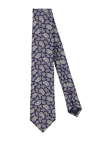 FUMAGALLI Ties and bow ties Navy blue 100% Cotton