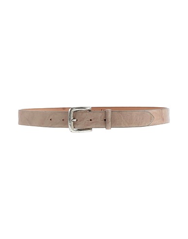 REPTILE'S HOUSE by GIANCARLO NEVOLA Cintura in pelle Beige Pelle