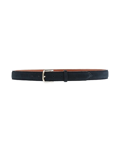 REPTILE'S HOUSE Leather belt Midnight blue Leather