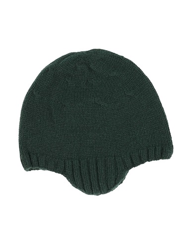ASPESI Hat Dark green 100% Cashmere
