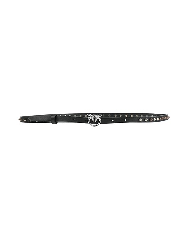 PINKO Thin belt Black Leather