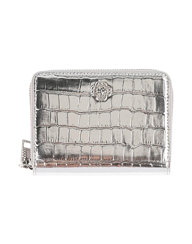 MAJE Wallet Silver 100% Cow leather