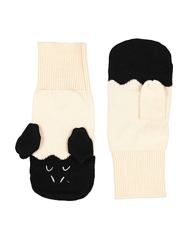 STELLA McCARTNEY KIDS Guanti Avorio 95% Cotone, 5% Lana