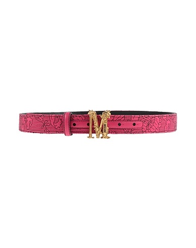 MOSCHINO Regular belt Fuchsia Leather