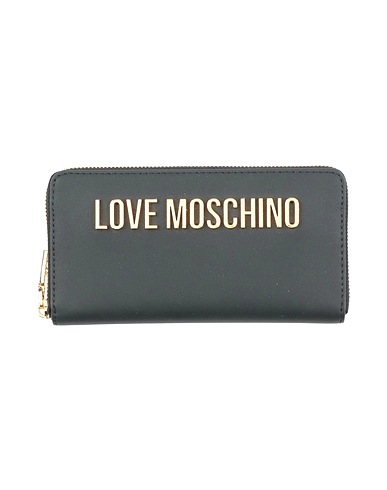 LOVE MOSCHINO Portafoglio Nero 100% Poliuretano