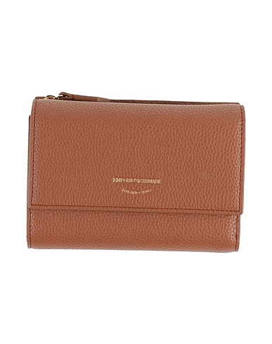 EMPORIO ARMANI Wallet Brown Synthetic fibers
