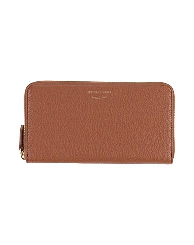 EMPORIO ARMANI Wallet Brown 100% Polyester