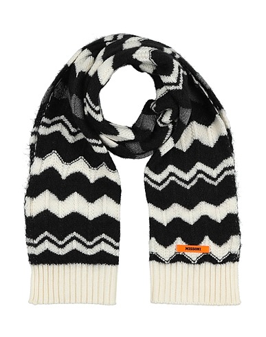 MISSONI KIDS Scarves and foulards Black 100% Virgin Wool, Mohair wool, Polyamide, Wool