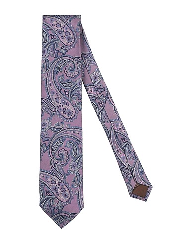 CANALI Cravatte e papillon Lilla 100% Seta