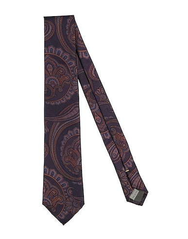CANALI Ties and bow ties Dark purple 100% Silk