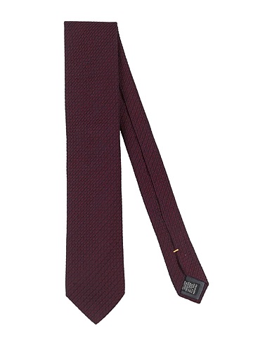 CANALI Ties and bow ties Burgundy 60% Wool, 40% Silk