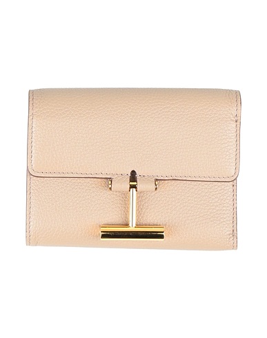 TOM FORD Wallet Beige Calfskin