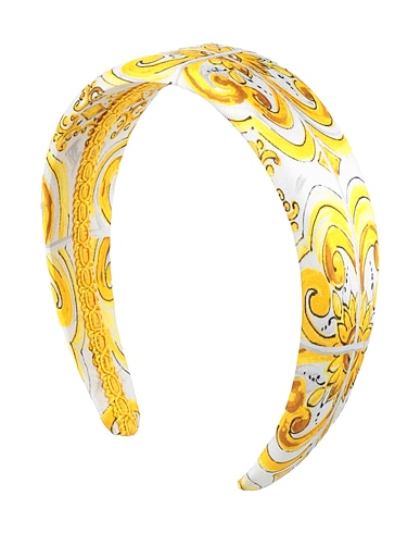 DOLCE&GABBANA Hair accessory Yellow 100% Silk
