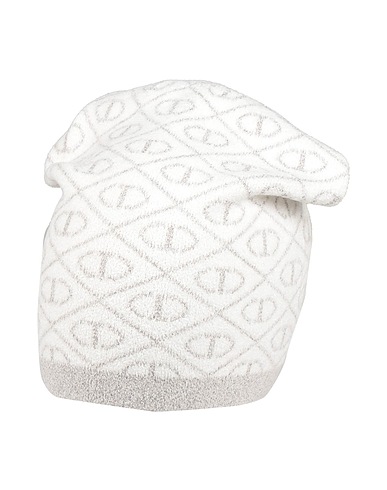 TWINSET Hat Ivory 46% Viscose, 44% Polyamide, 10% Metallic Polyester