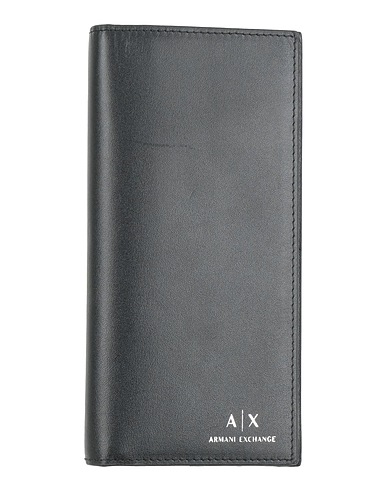 ARMANI EXCHANGE Small Leather Goods Black Leather