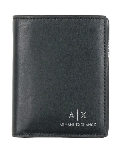 ARMANI EXCHANGE Wallet Black Leather
