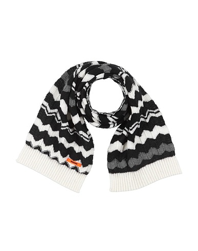 MISSONI KIDS Scarves and foulards Black 75% Wool, 14% Mohair wool, 11% Polyamide