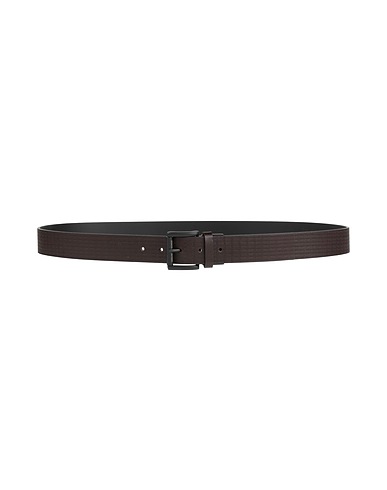 ARMANI EXCHANGE Cintura in pelle Testa di moro Pelle