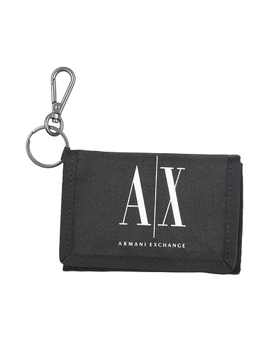 ARMANI EXCHANGE Wallet Black 100% Polyester