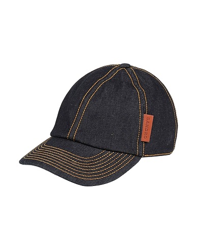 SANDRO Cappello Blu 100% Cotone