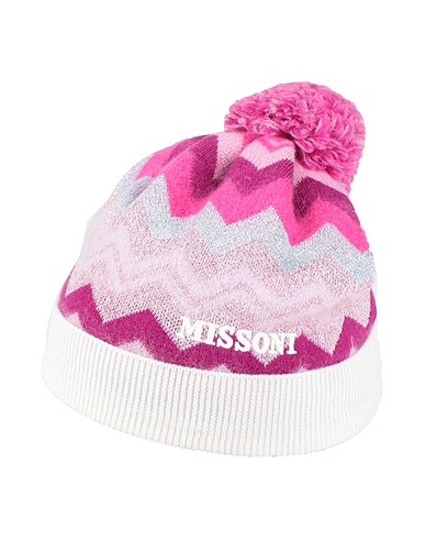 MISSONI KIDS Hat Mauve 43% Wool, 24% Viscose, 16% Polyamide, 13% Mohair wool, 4% Metallic fiber
