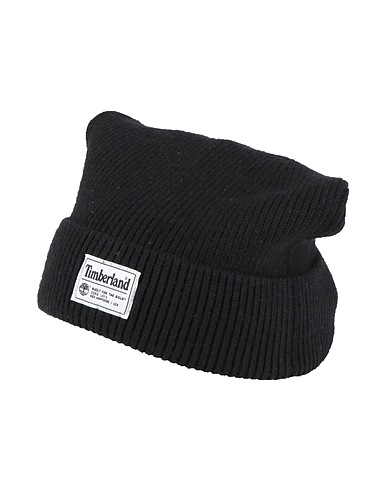 TIMBERLAND Hat Black 50% Viscose, 31% Polyester, 19% Polyamide
