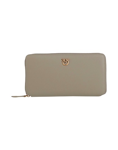 PINKO Wallet Beige Calfskin
