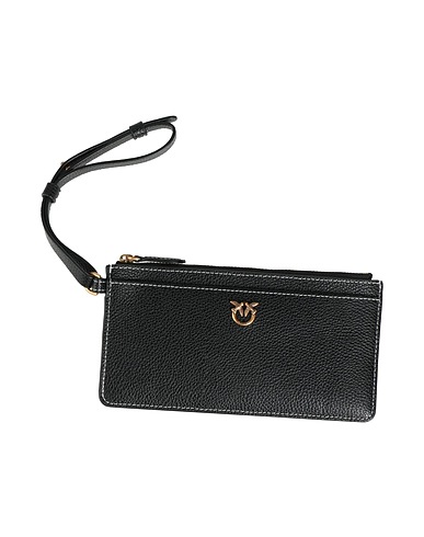 PINKO Wallet Black Leather