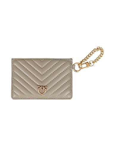 PINKO PICCOLA PELLETTERIA Grigio Pelle di pecora