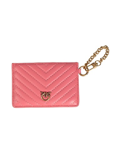 PINKO Small Leather Goods Pink Sheepskin