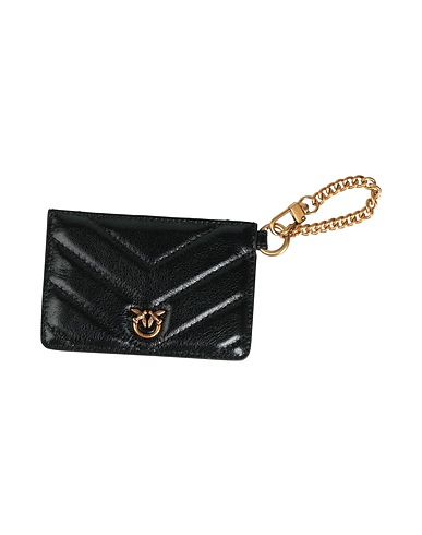 PINKO Small Leather Goods Black Leather