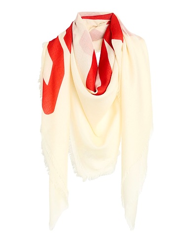 GIVENCHY Scarves and foulards Ivory 65% Cashmere, 35% Silk