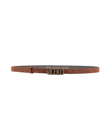 VICOLO Thin belt Brown Leather
