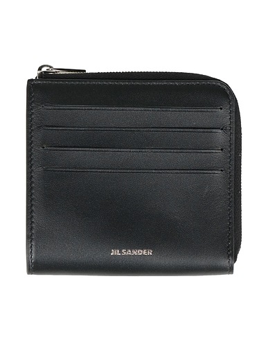 JIL SANDER Wallet Black Leather