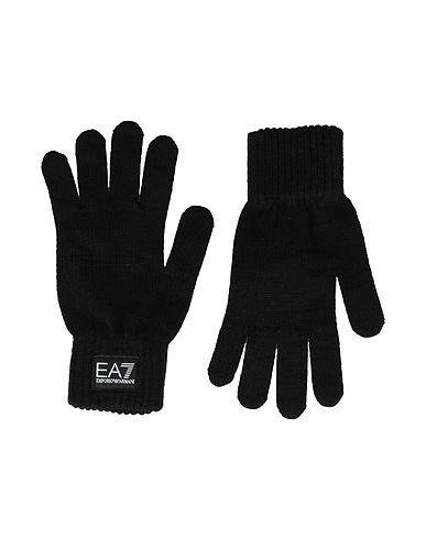 EA7 Guanti Nero 70% Acrilico, 30% Lana