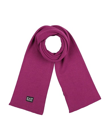 EMPORIO ARMANI マフラー＆スカーフ モーブ アクリル 100%