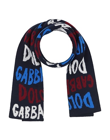 DOLCE&GABBANA Schals und Foulards Nachtblau 100% Schurwolle